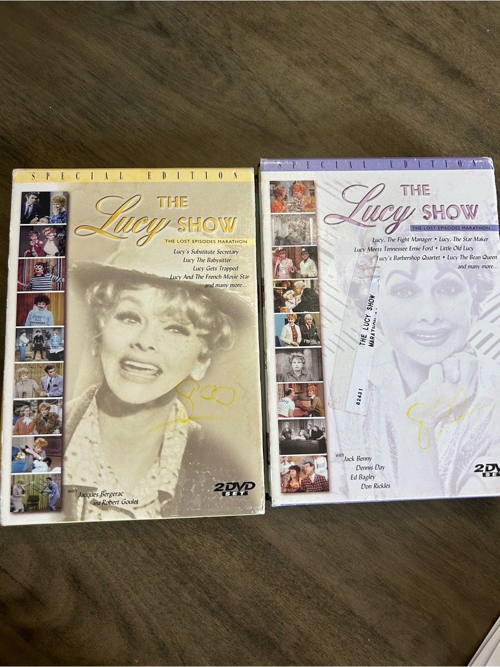 Delta The Lucy Show DVD Special Edition Set - Beige, White, Purple Accents